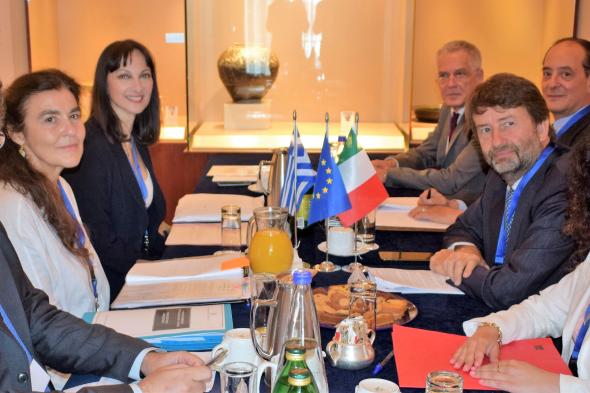15/09/2017: Ενισχύεται η συνεργασία Ελλάδας και Ιταλίας στον Τουρισμό- Συνάντηση της Υπουργού Τουρισμού Έλενας Κουντουρά και του Ιταλού Ομόλογού της  στην πρώτη διμερή Σύνοδο Κορυφής Ελλάδας- Ιταλίας