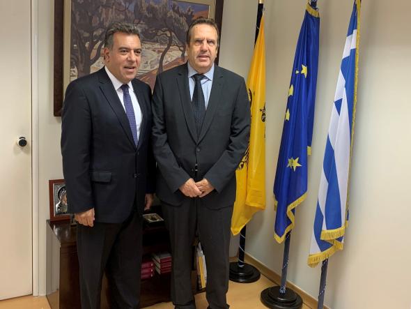 13/11/2019- Συνάντηση του Υφυπουργού Τουρισμού Μάνου Κόνσολα με το Προεδρείο της Ελληνικής Συνομοσπονδίας Εμπορίου και Επιχειρηματικότητας