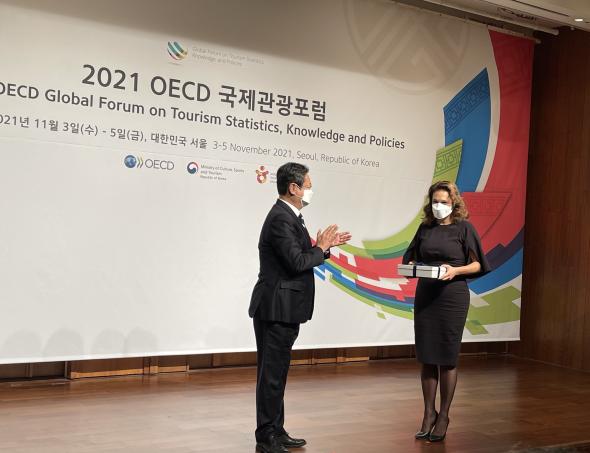 09/11/2021 – Επίσκεψη Γ.Γ. Τουριστικής Πολιτικής και Ανάπτυξης Βίκυς Λοΐζου στη Σεούλ για το Παγκόσμιο Φόρουμ του ΟΟΣΑ