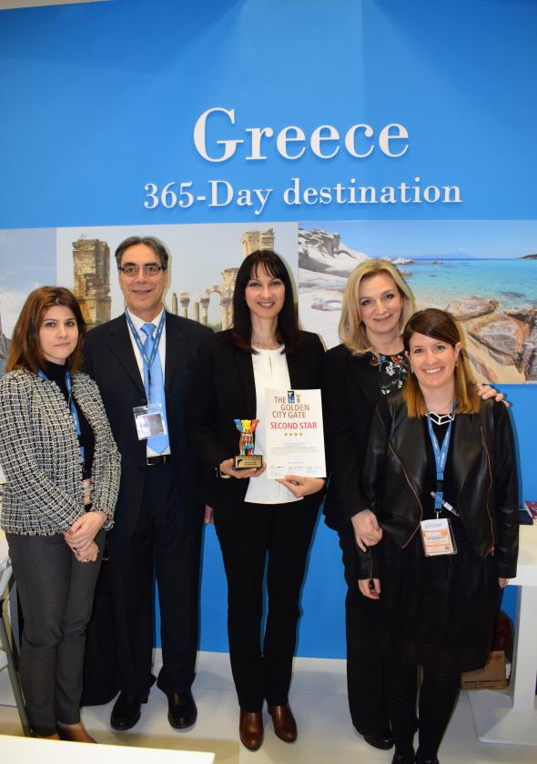 09/03/2018: Δεύτερη παγκοσμίως & πρώτη στην Ευρώπη η Ελλάδα και το βίντεο του ΕΟΤ “Greece-A 365-Day Destination” με βραβείο στο Φεστιβάλ Τουριστικών Ταινιών του Βερολίνου Golden City Gate