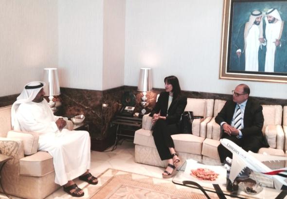 01/06/2015: Επίσκεψη της Αν. Υπουργού Οικονομίας, Υποδομών, Ναυτιλίας και Τουρισμού Έλενας Κουντουρά στα Ηνωμένα Αραβικά Εμιράτα
