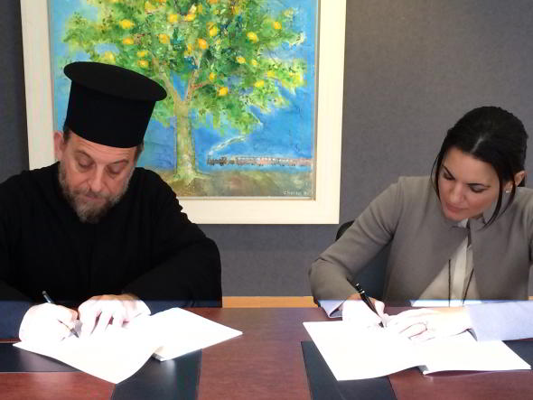 04/12/2013: Πρωτόκολλο συνεργασίας μεταξύ του Υπουργείου Τουρισμού και της Μητρόπολης Δωδεκανήσου για Θρησκευτικό Τουρισμό