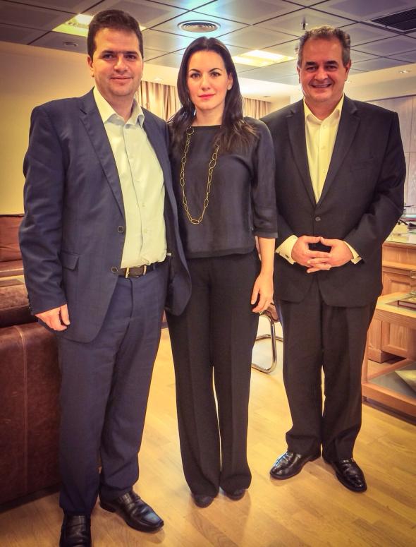 05/12/2014: Συνάντηση της Υπουργού Τουρισμού με τον Δήμαρχο Αμφίπολης