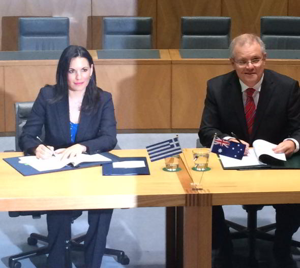 14/05/2014: Διακρατική συμφωνία με Αυστραλία