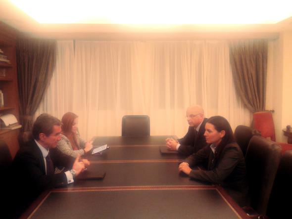6/11/2014: Συνάντηση της Υπουργού Τουρισμού κυρίας Όλγας Κεφαλογιάννη με τον Υπουργό Παιδείας και Θρησκευμάτων κύριο Ανδρέα Λοβέρδο