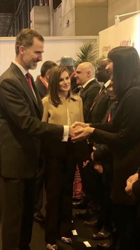 18/01/2018: Η Υπουργός Τουρισμού Έλενα Κουντουρά στη Διεθνή Έκθεση Τουρισμού  FITUR στη Μαδρίτη- Παρέστη στα επίσημα εγκαίνια παρουσία του βασιλικού ζεύγους της Ισπανίας και συναντήθηκε με τον  νέο Γ.Γ. του Παγκόσμιου Οργανισμού Τουρισμού κ. Pololikashvil