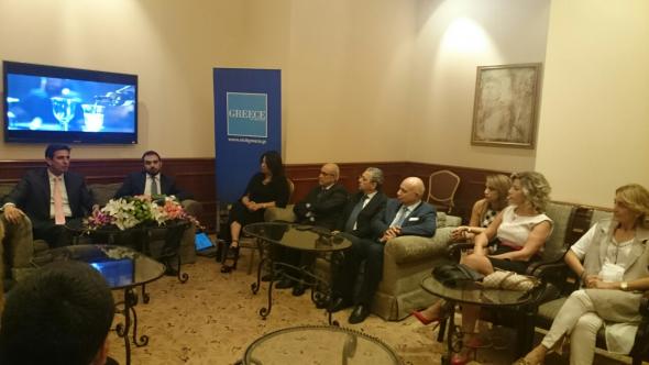 25/10/2016: Συνάντηση στη Βηρυτό του Γ.Γ. ΕΟΤ κ Δημήτρη Τρυφωνόπουλο με τον Υπουργό Τουρισμού του Λιβάνου κ Michel Pharaon