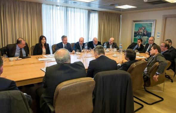 19/02/2015: Συνάντηση της αναπληρωτού Υπουργού Οικονομίας, Υποδομών, Ναυτιλίας και Τουρισμού Έλενας Κουντουρά με εκπροσώπους του ΣΕΤΕ