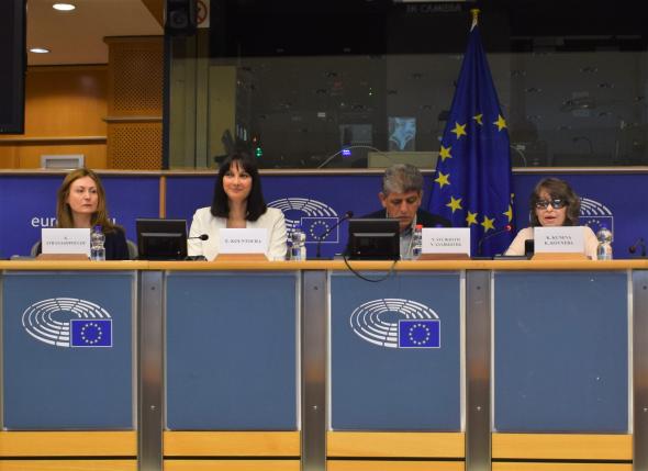 22/05/2018: Κεντρική ομιλήτρια σε ημερίδα της Ευρωομάδας της Ευρωπαϊκής Αριστεράς GUE/NLG στο Ευρωπαϊκό Κοινοβούλιο η Υπουργός Τουρισμού Έλενα Κουντουρά
