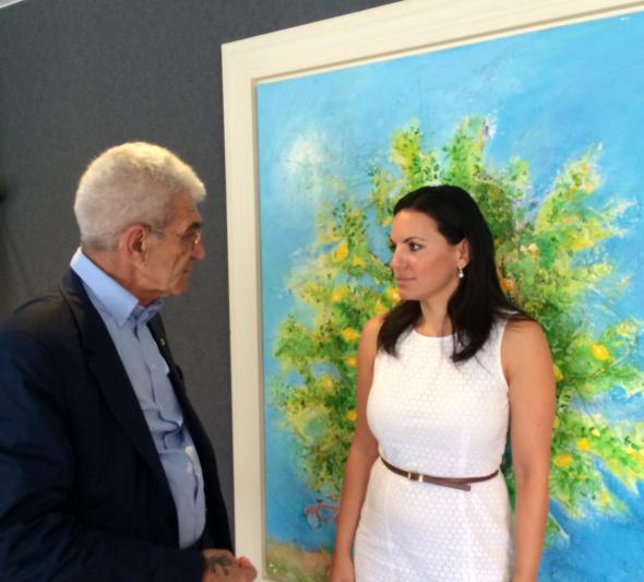 17/07/2014: Συνάντηση της Υπουργού Τουρισμού κυρίας Όλγας Κεφαλογιάννη με το Δήμαρχο Θεσσαλονίκης κύριο Ιωάννη Μπουτάρη