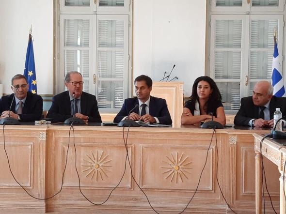 9/10/2019: Επίσκεψη του υπουργού Τουρισμού κ. Χάρη Θεοχάρη στην Τρίπολη