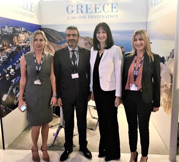 26/10/2018:Στρατηγική επιλογή η επέκταση  του δικτύου  μαρινών, η προσέλκυση επενδύσεων και η ανάπτυξη του θαλάσσιου τουρισμού – Ομιλία της Υπουργού Τουρισμού Έλενας Κουντουρά στο παγκόσμιο συνέδριο ICOMIA 2018 στην Αθήνα