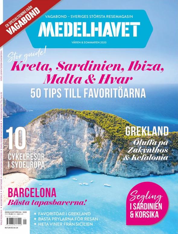 14/04/2020 – Σουηδικό τουριστικό περιοδικό προβάλει την Ελλάδα εν μέσω κορωνοϊού  – Μεγάλο αφιέρωμα σε Ζάκυνθο, Κεφαλονιά και Κρήτη