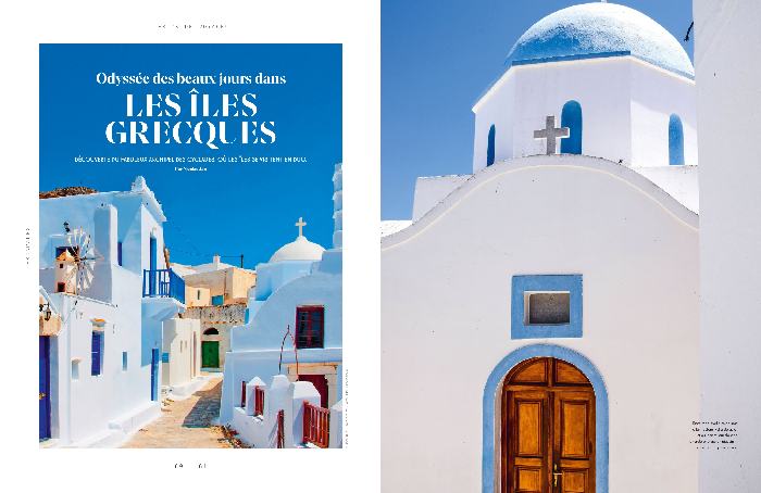 «Υπέροχη περιήγηση στα ελληνικά νησιά»: Αφιέρωμα στις Κυκλάδες από το γαλλικό περιοδικό «Désirs de Voyages»