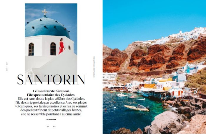 Το περιοδικό Désirs de Voyages συστήνει τη Σαντορίνη στο γαλλικό κοινό