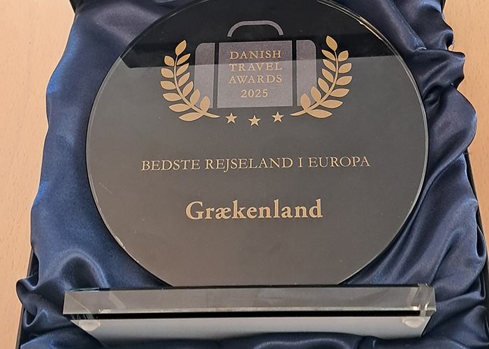 Πρωτιά της Ελλάδας στα βραβεία Danish Travel Awards 2025- Δανία