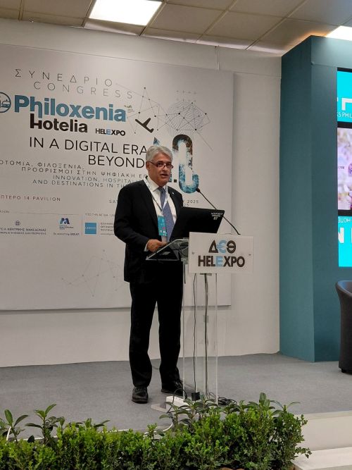 Ά. Φιορεντίνος (Γ. Γ. ΕΟΤ) στη Philoxenia: «Ο τουρισμός είναι όραμα, είναι πάθος, είναι Ελλάδα. Και στην καρδιά αυτής της Ελλάδας, χτυπά πάντα η Θεσσαλονίκη»