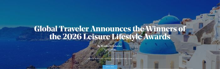 Κορυφαίες διακρίσεις για Ελλάδα και Σαντορίνη στα τουριστικά Leisure Lifestyle Awards 2026-1